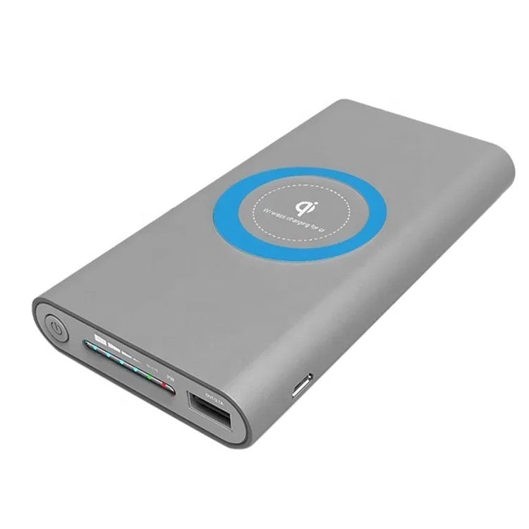 10000mAh Portable Wireless Charging Powerbank External Battery Phone Charger Power Bank-